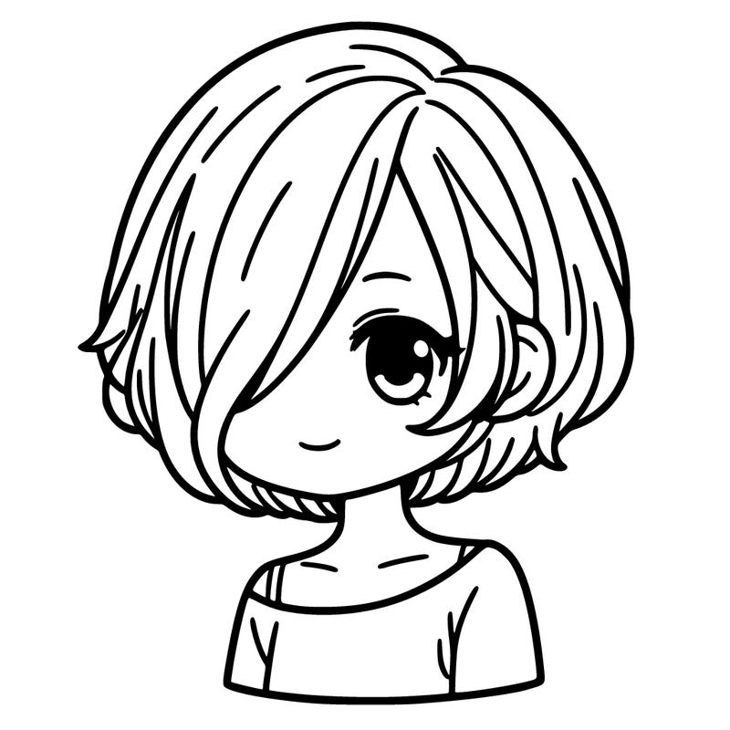 short hair girl