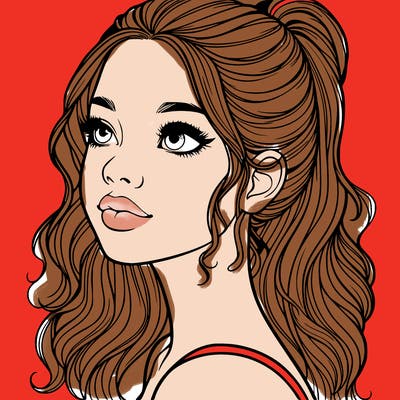 beautiful realistic girl