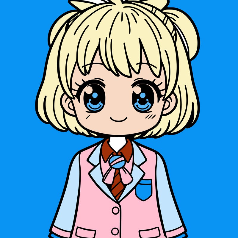 girl in school uniform