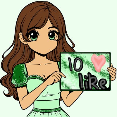 realistic pretty girl holding blank sign