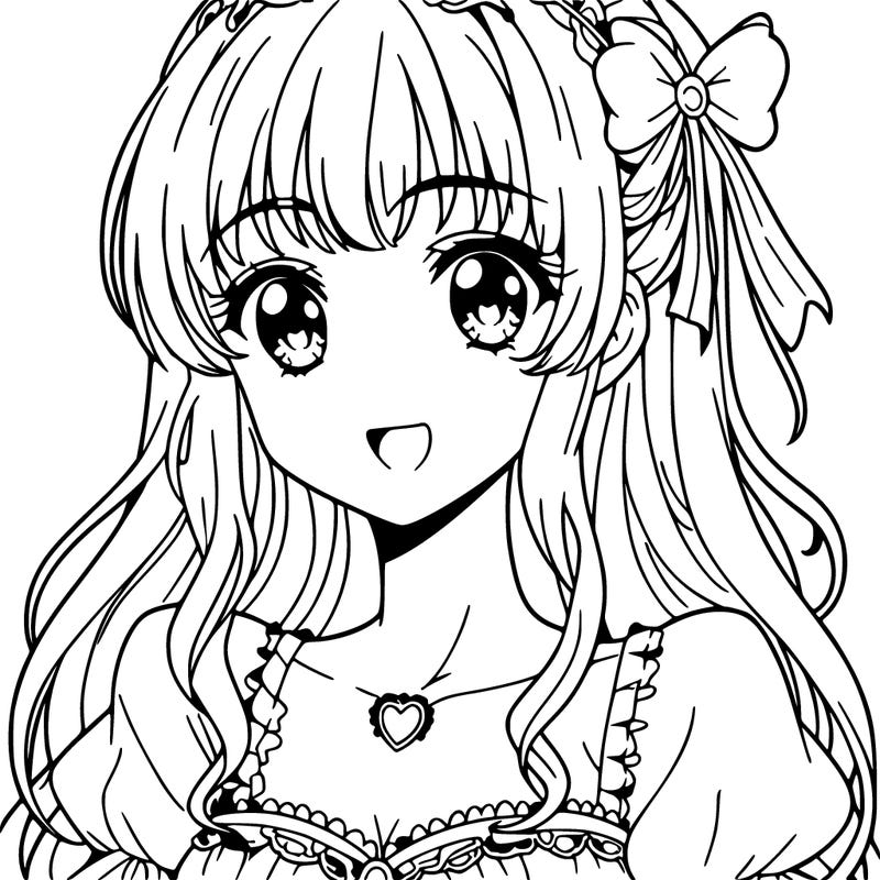 pretty anime princess