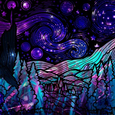 starry night serenity