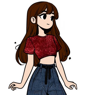 girl in a cute crop top