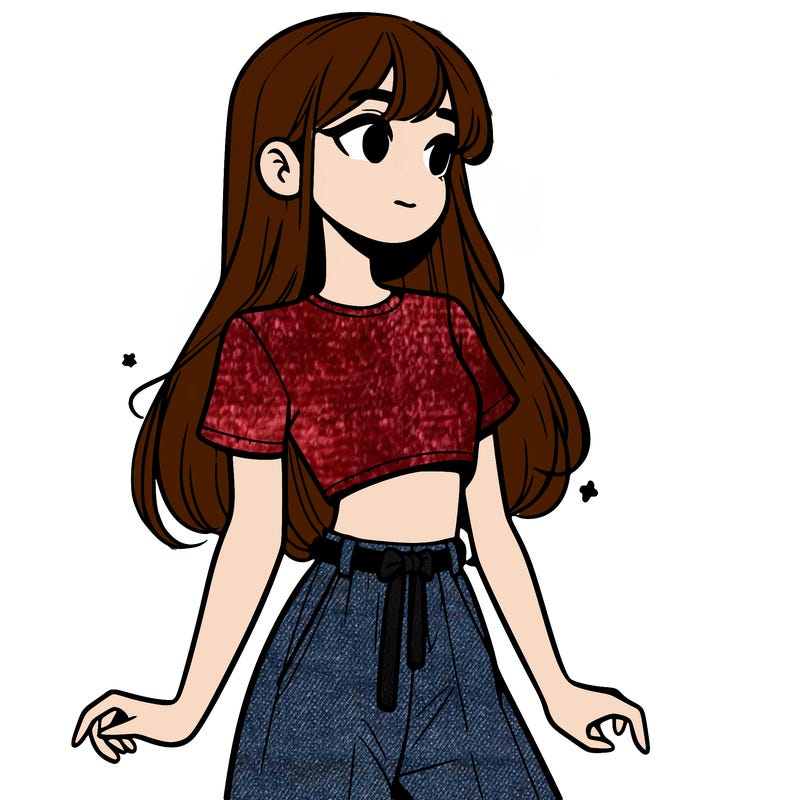 girl in a cute crop top