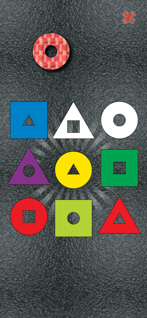 Gofun - Juego de aprendizaje para niños pequeños con coloridos puzzles de emparejar formas geométricas