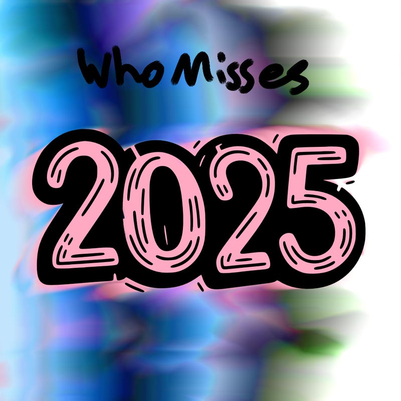 one line scrawled numbers sketch design “2025”