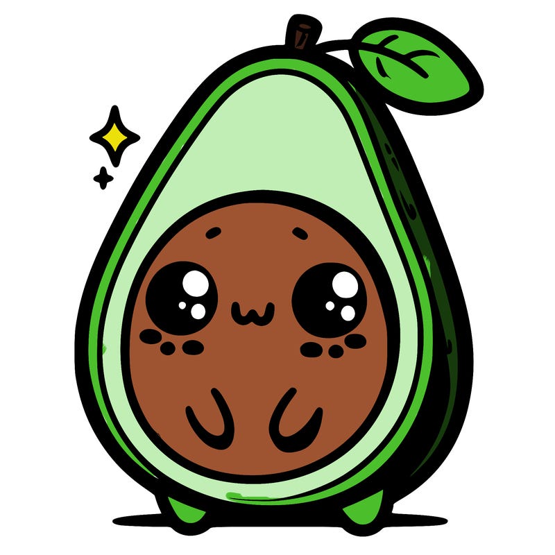 cute avocado