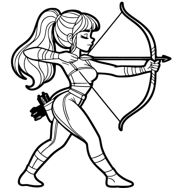 archery woman