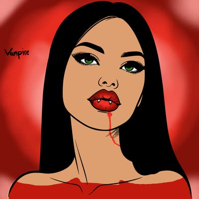 realistic woman with full lips