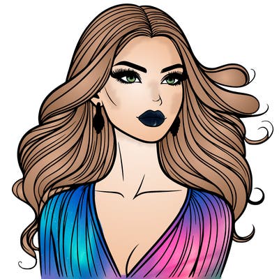 beautiful fashion woman