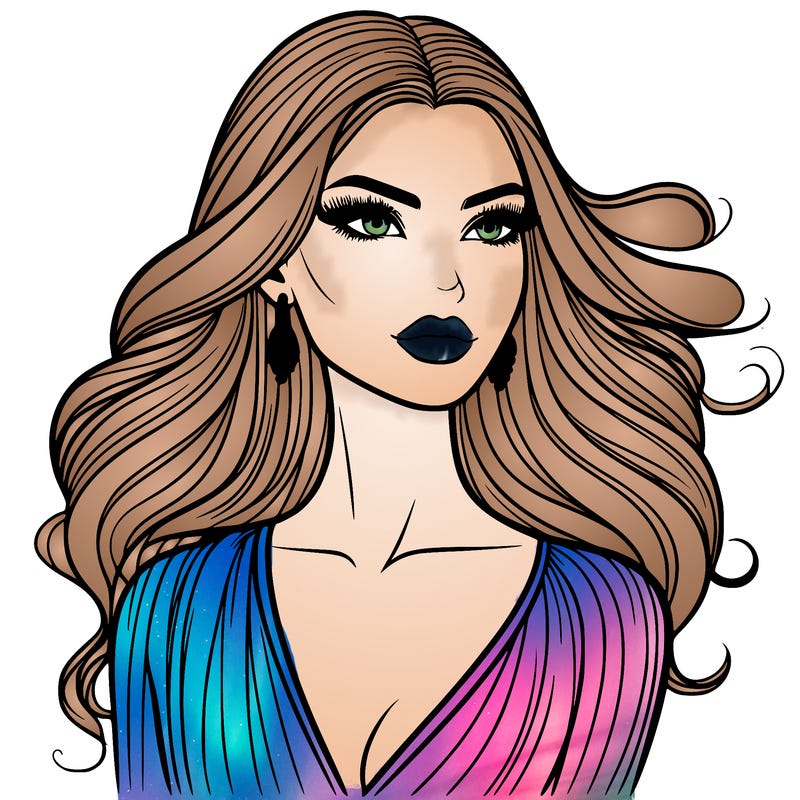 beautiful fashion woman