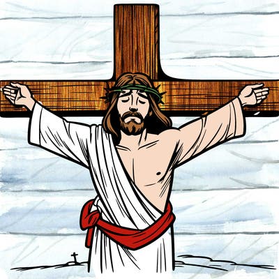 jesus on the cross