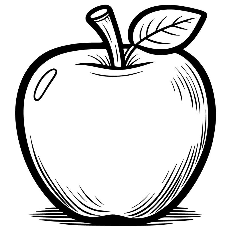 one apple (that fits in the frame)