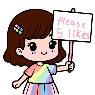 girl holding up a sign