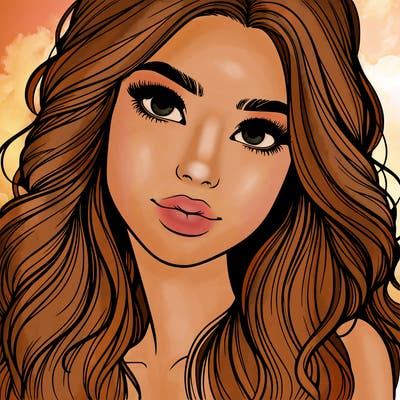 beautiful realistic girl