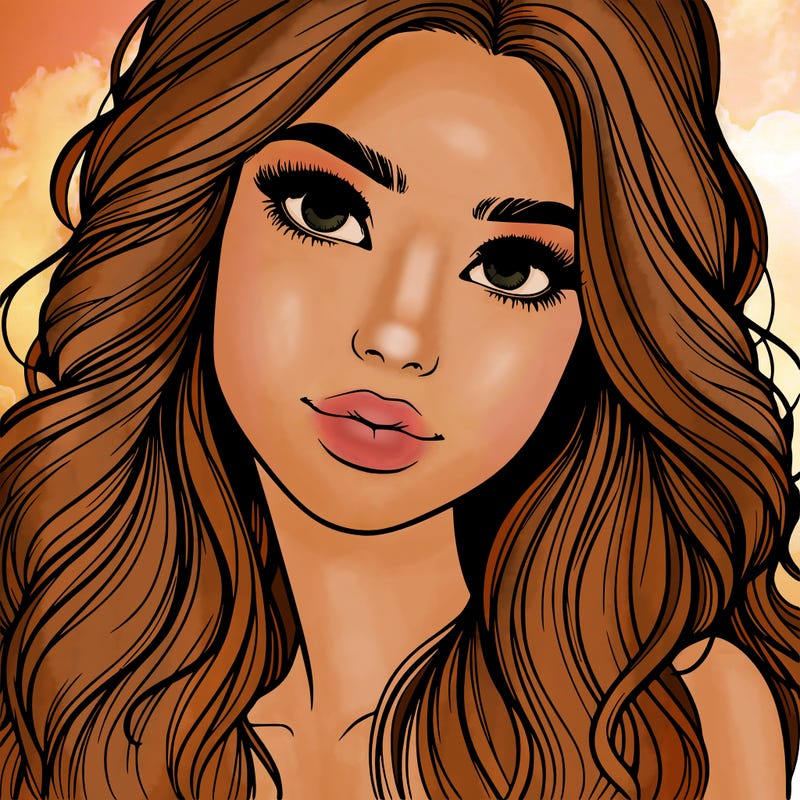 beautiful realistic girl