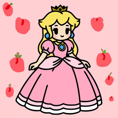 princess peach from mario
