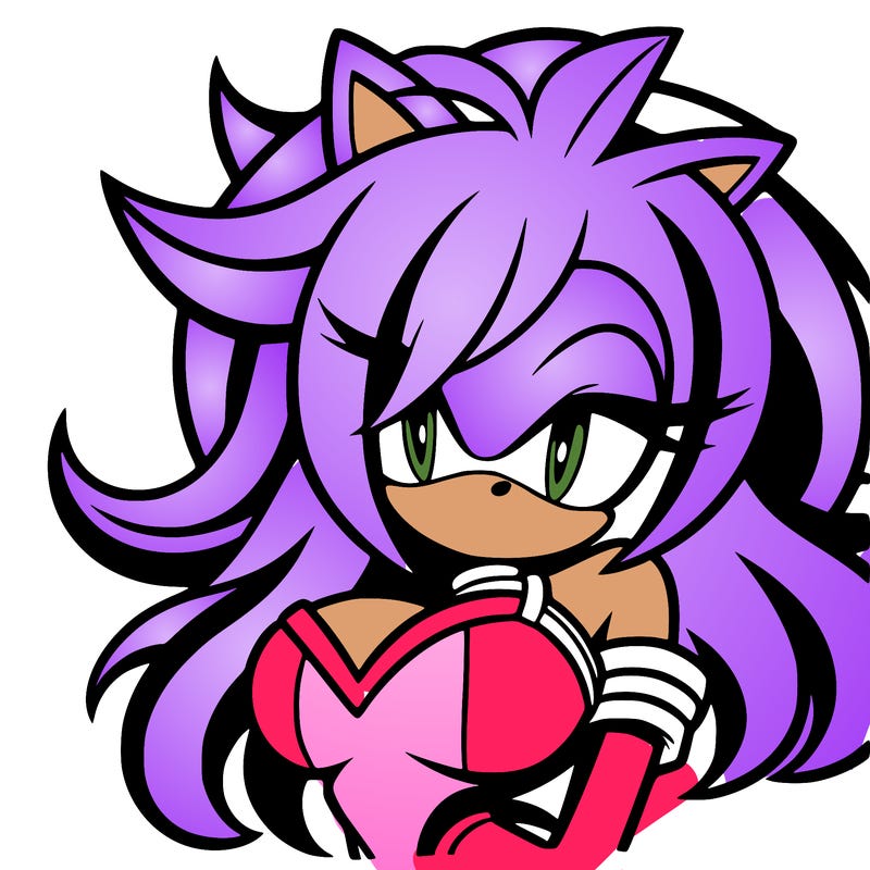 anime girl amy from sonic the hedgehog