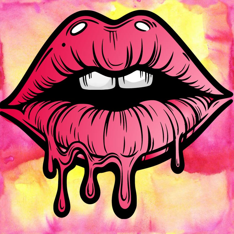 lips that look realistic and drip