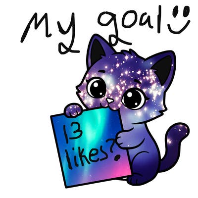 a small cat with a blank sheet of paper in its hand. the cat is sooooooo cute!