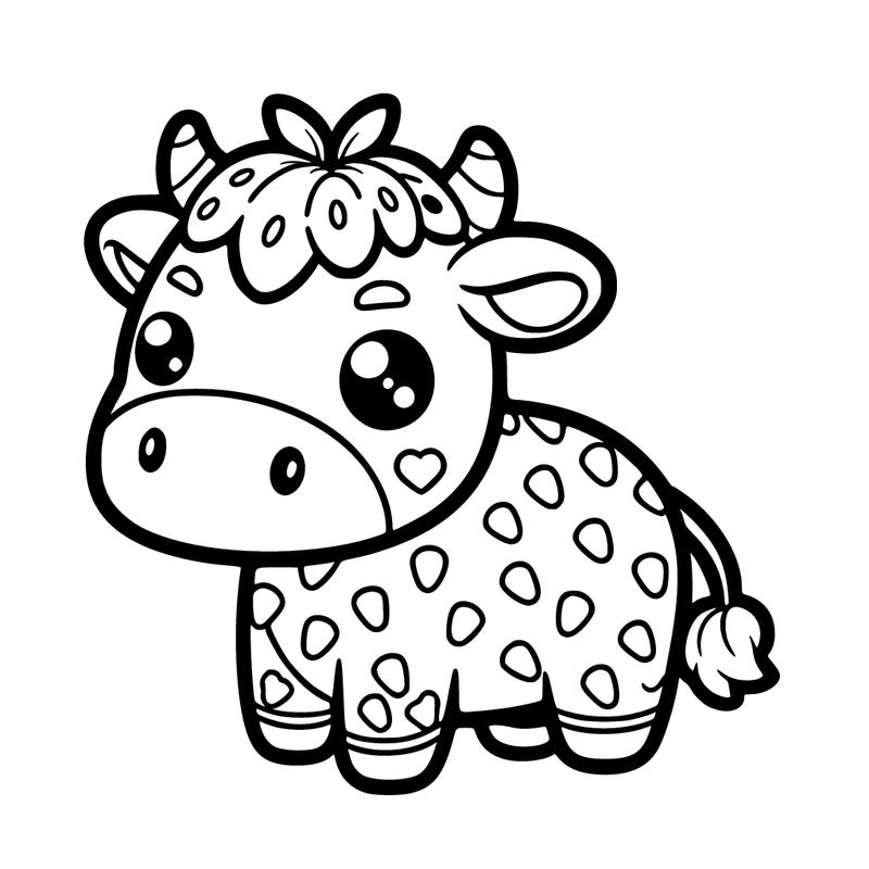 strawberry cow kawwi simple