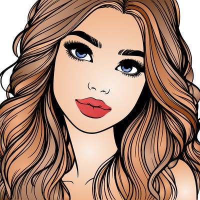 beautiful realistic girl
