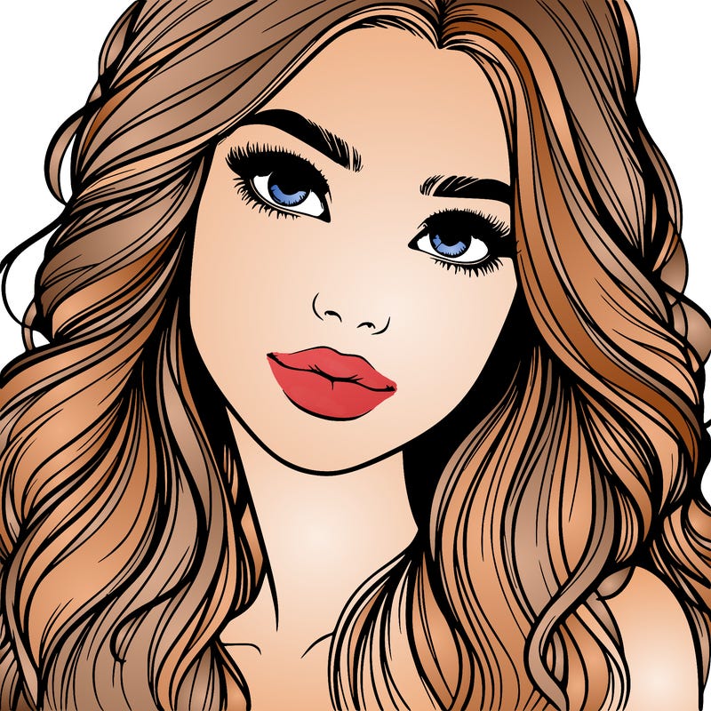 beautiful realistic girl