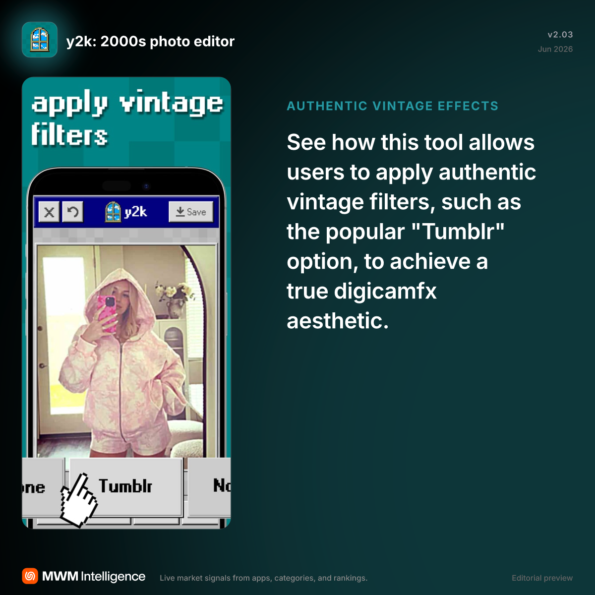 y2k: 2000s photo editor - Photo & Video App | MWM