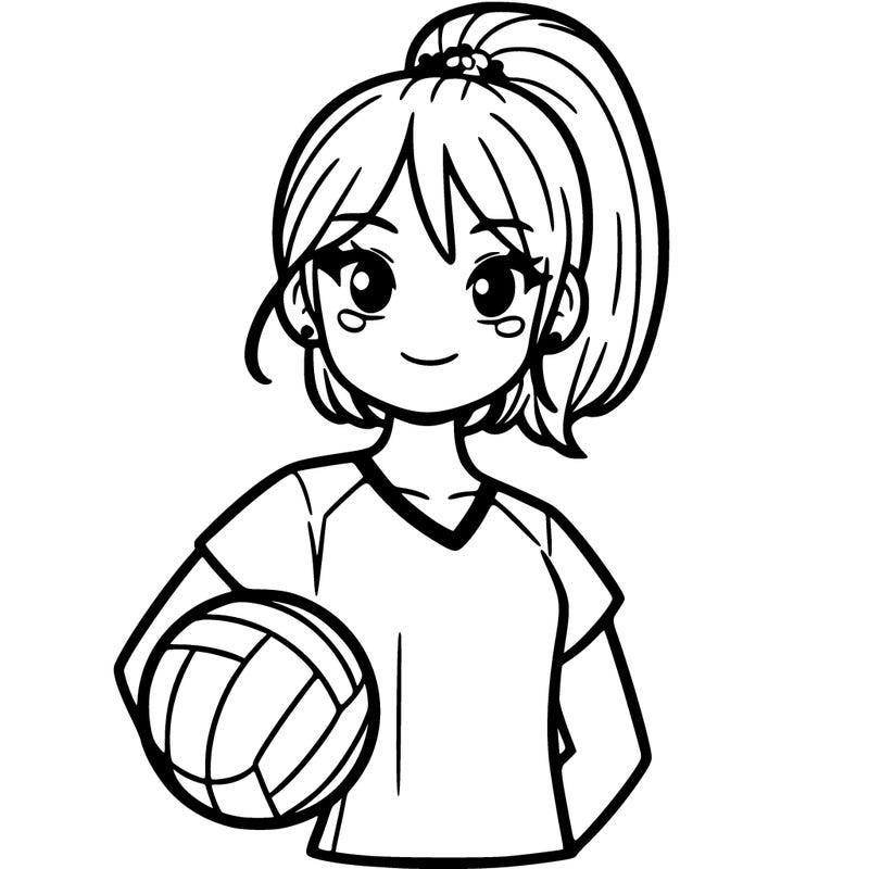 volleyball girl