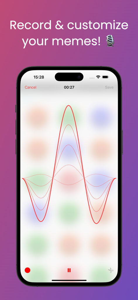 MyInstants SoundBoard Buttons - Recording and customizing memes interface in the MyInstants soundboard app