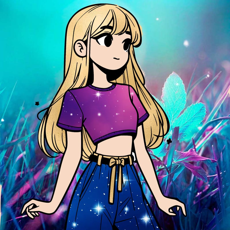 girl in a cute crop top