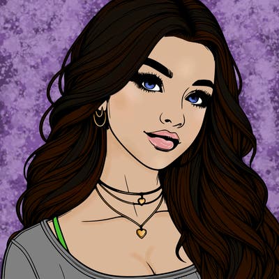 detailed realistic girl