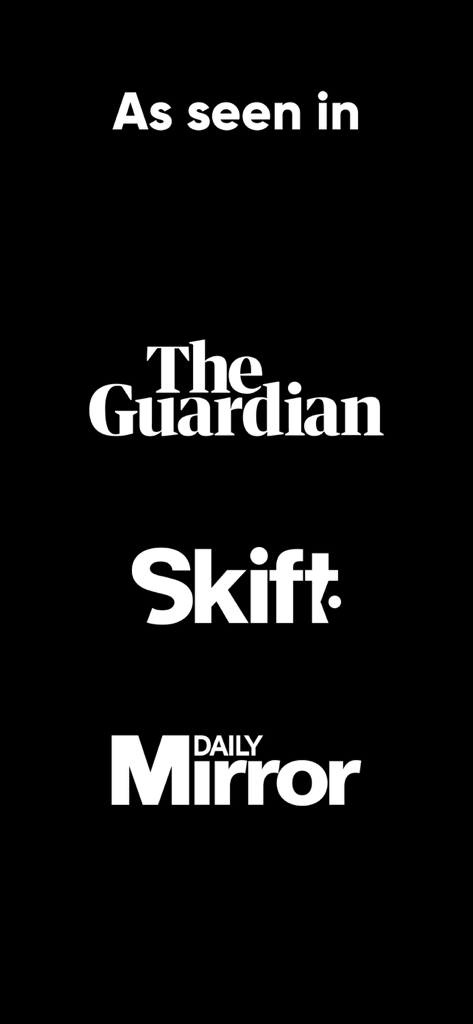 WeMeet by WeRoad - Media logos from The Guardian, Skift, and Daily Mirror featuring WeMeet by WeRoad