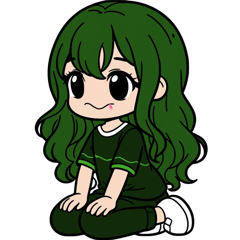 girl kneeling on the ground