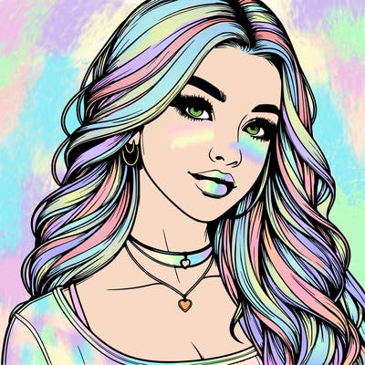 detailed realistic girl