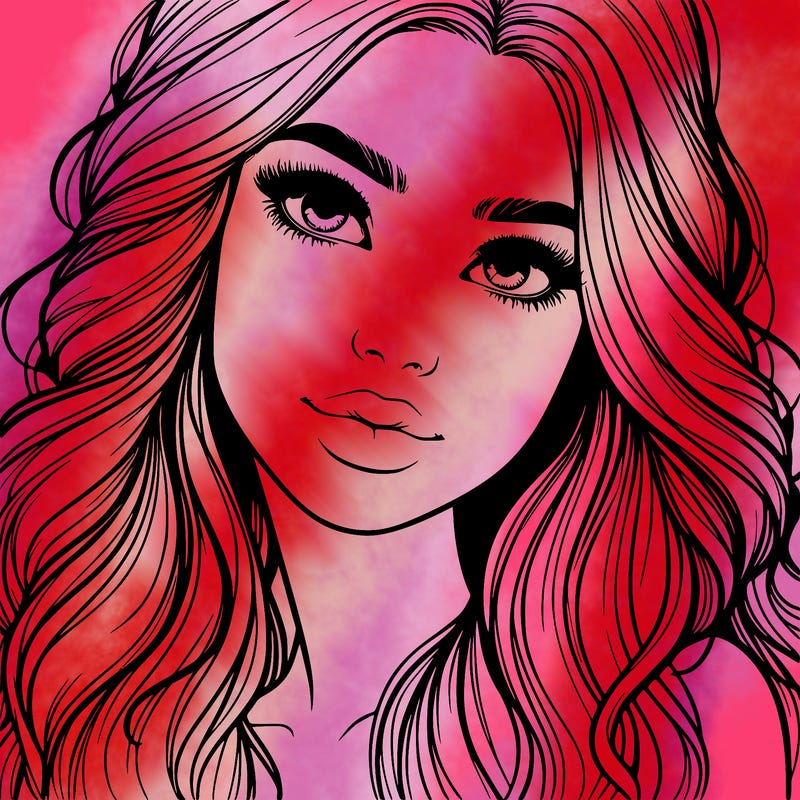 beautiful realistic girl