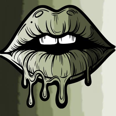 lips that look realistic and drip