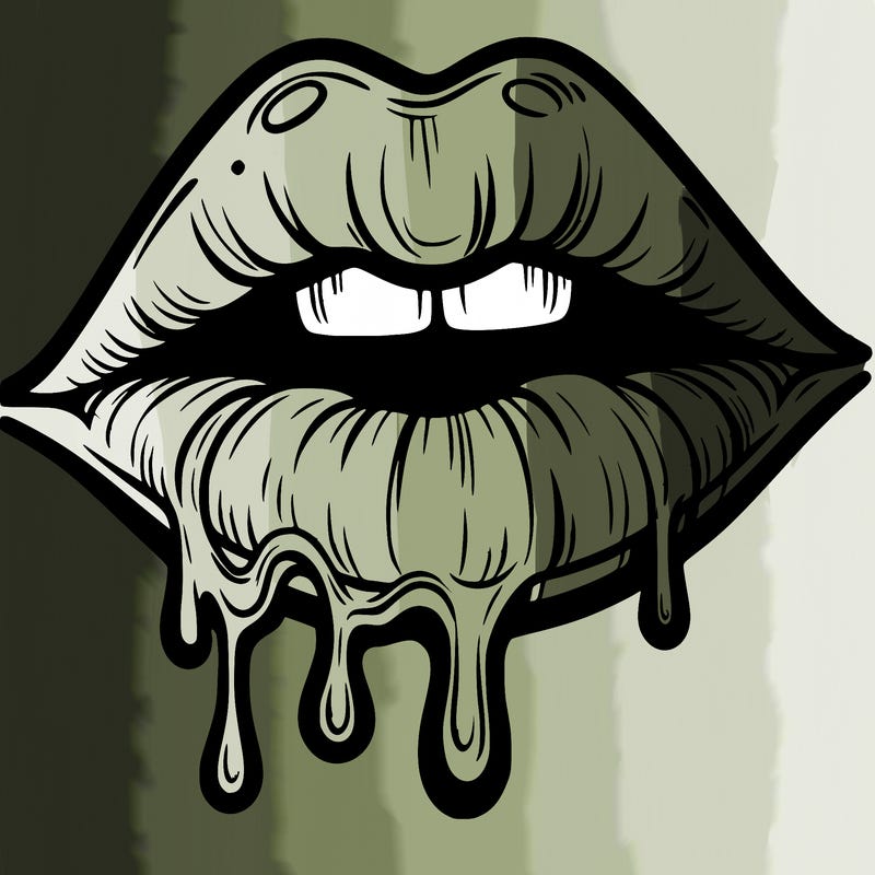 lips that look realistic and drip