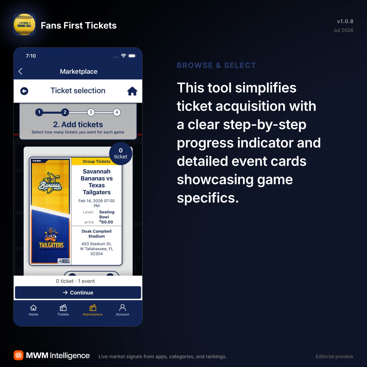 Fans First Tickets - Sports App | MWM