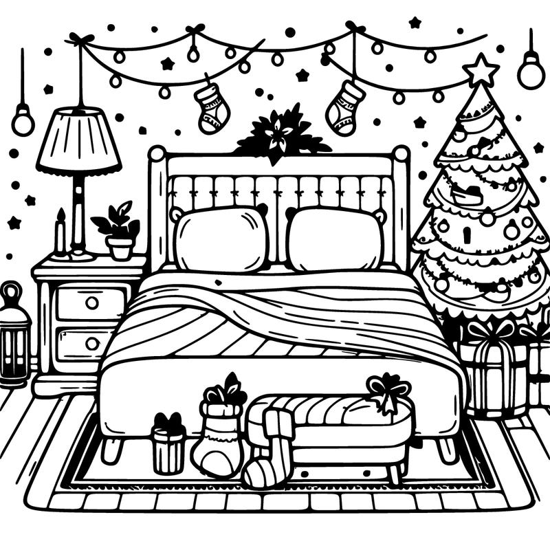 bedroom christmas