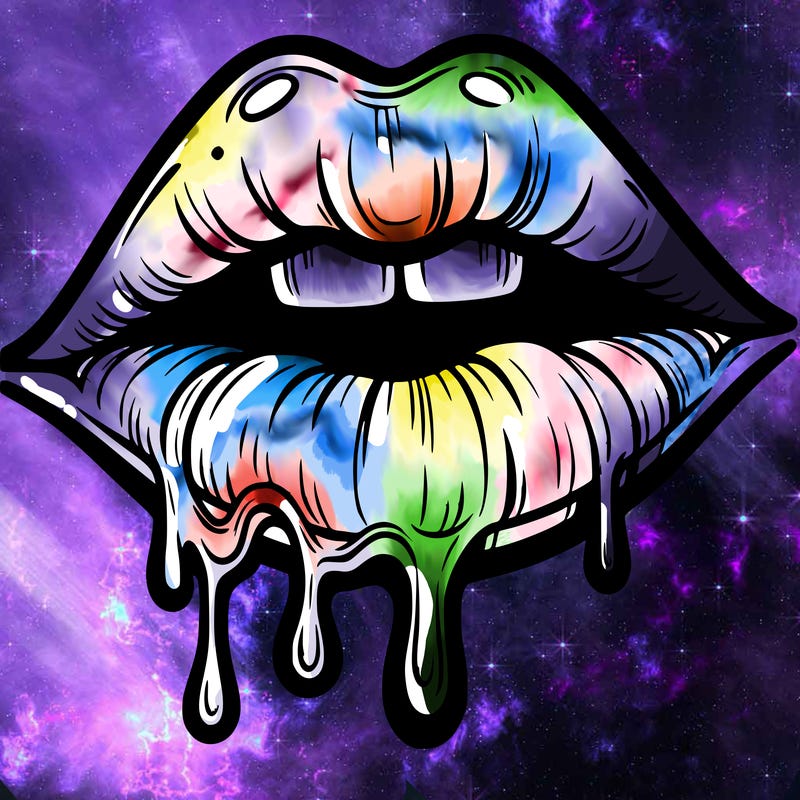 lips that look realistic and drip