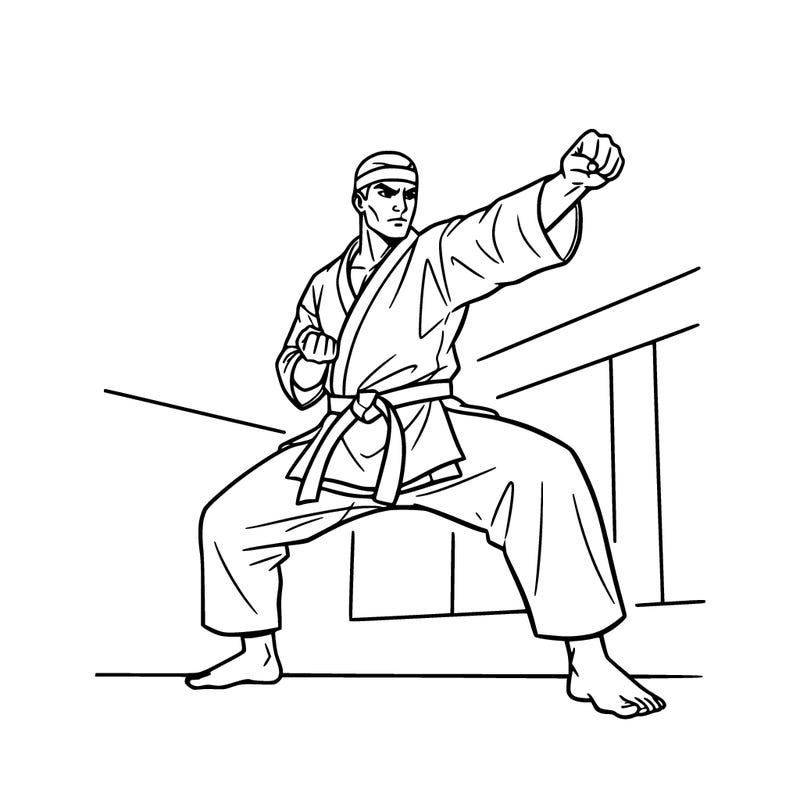 a karate master