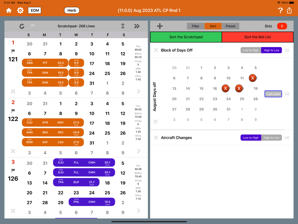 CrewBid2 - Productivity App | MWM
