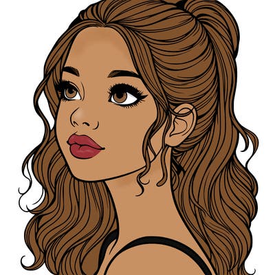 beautiful realistic girl