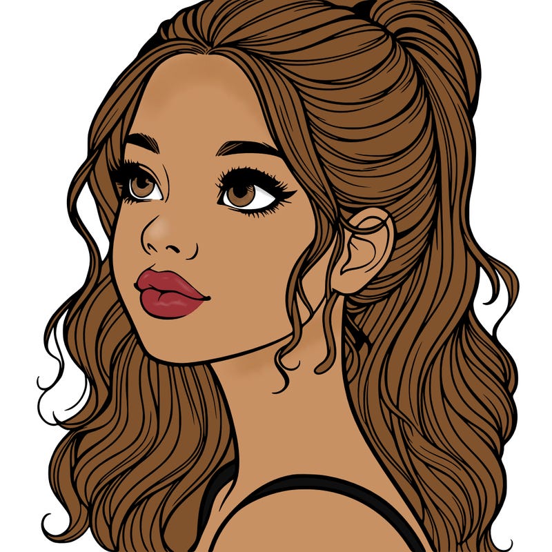 beautiful realistic girl