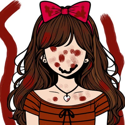 realistic girl no face