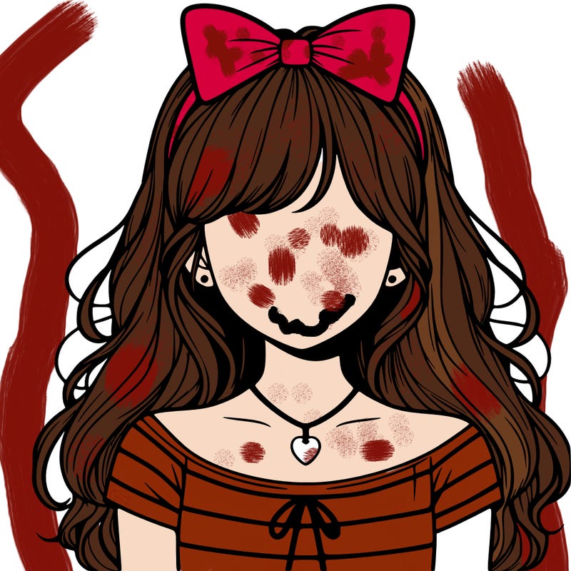 realistic girl no face