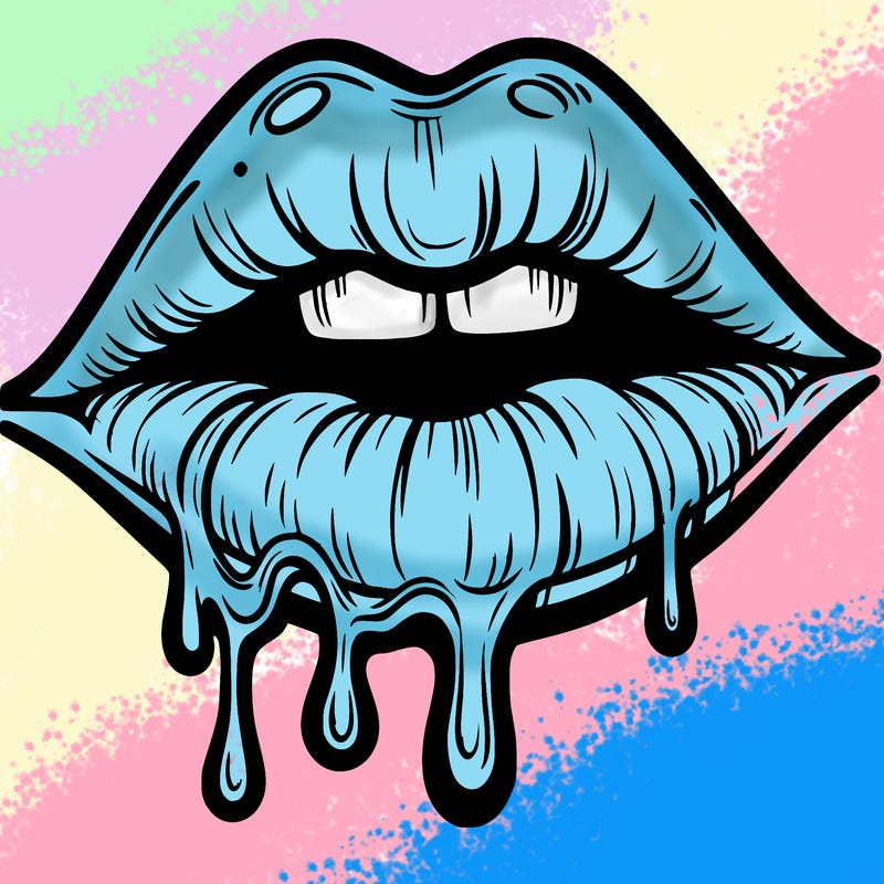 lips that look realistic and drip