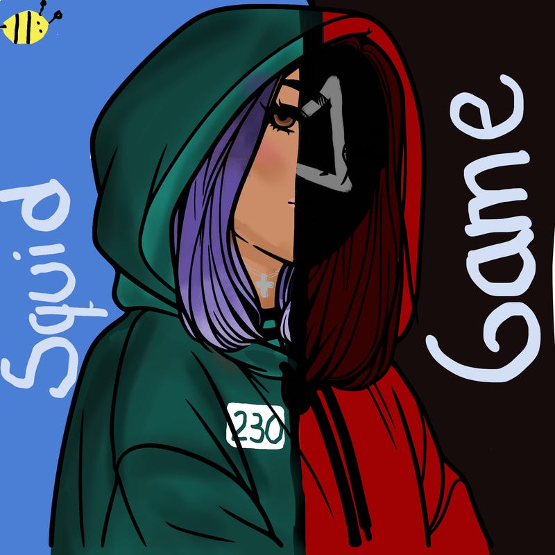 a realistic girl in a hoodie