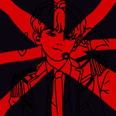 k-pop boy in performance outfit